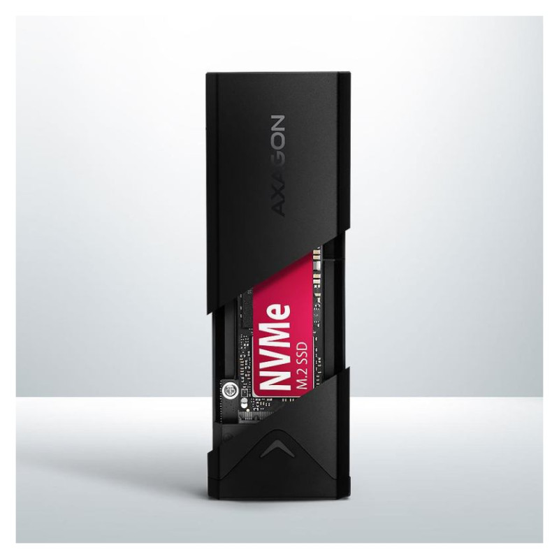 Axagon EEM2-UB2 USB-C 3.2 Gen 2 - M.2 NVMe SSD 42-80mm box black