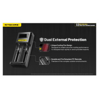 Nitecore BATTERY CHARGER 2-SLOT/CI2 NITECORE