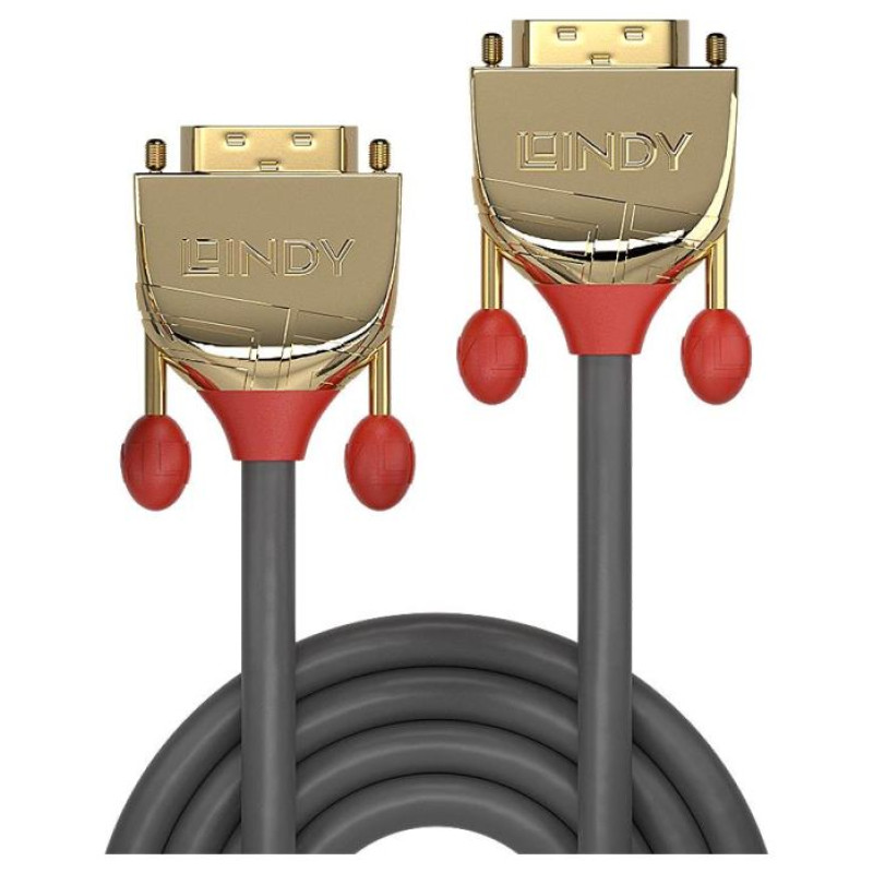 Lindy CABLE DVI-DVI 2M/GOLD 36202 LINDY