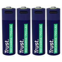 Trust BATTERY RECH. LI-ION AA 1.5V/1700MAH USB-C 4P 25631 TRUST