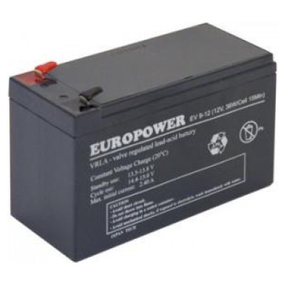 EMU BATTERY 12V 9AH VRLA/EV9-12 T2 EUROPOWER EMU