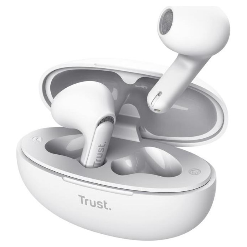 Trust HEADSET EARPHONES YAVI BT ENC/WHITE 25173 TRUST