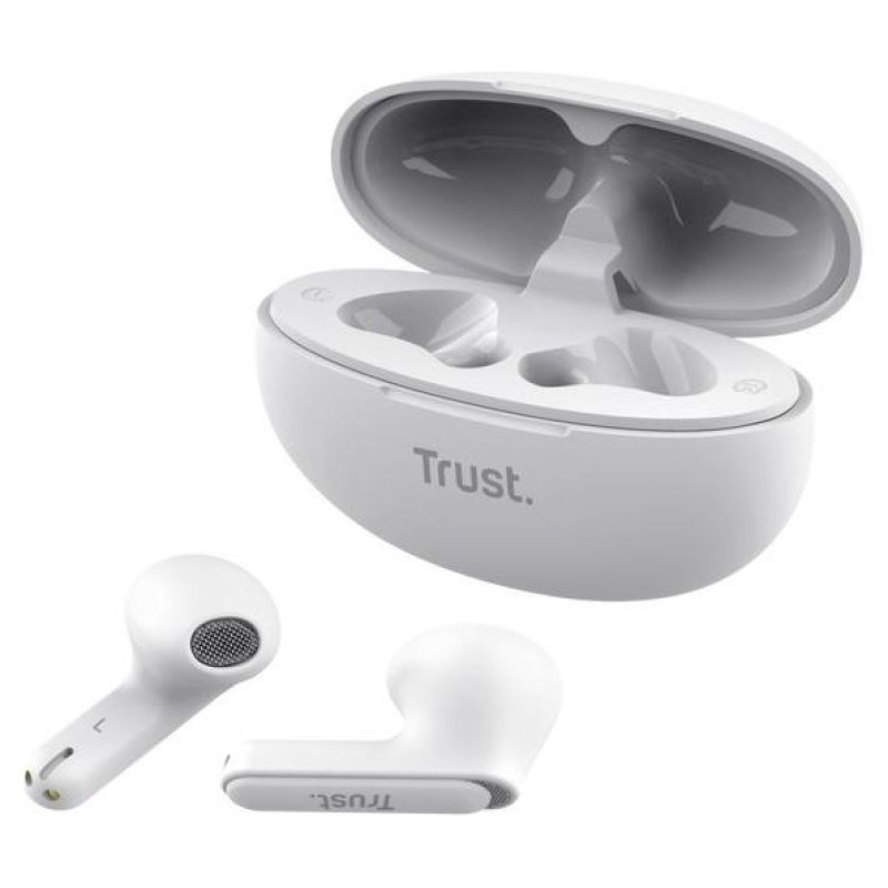 Trust HEADSET EARPHONES YAVI BT ENC/WHITE 25173 TRUST