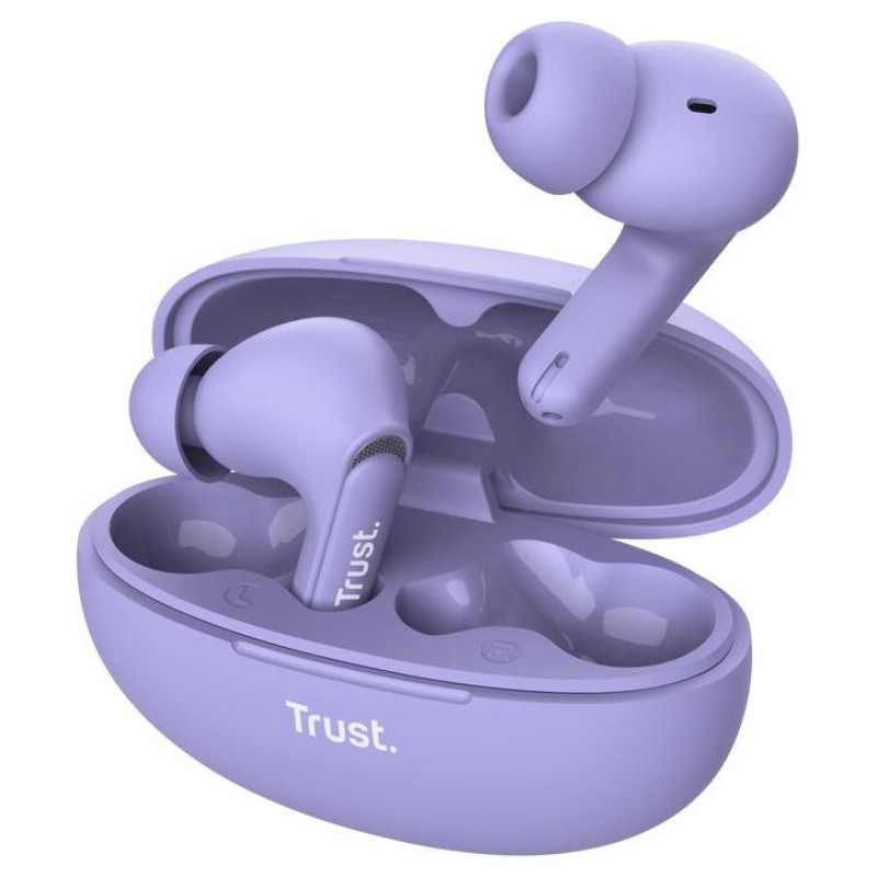 Trust HEADSET EARBUDS YAVI BT ENC/PURPLE 25297 TRUST