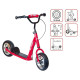 Muuwmi Scooter skrejritenis Sunny 10", sarkans - AU 591