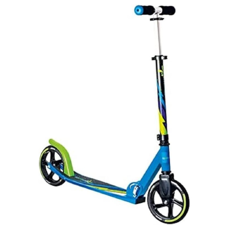 Muuwmi Aluminium Scooter skrejritenis 205 mm,zaļ&scaron;-zils - melns - AU 522