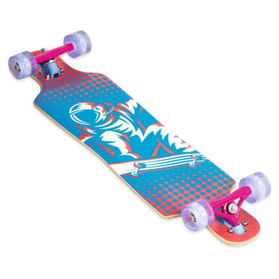 Muuwmi Longboard Compact Skateboard skrituļdēlis, ABEC 7, ar gaismiņām - AU 560