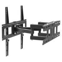 Electriclight TV stiprinājums pie sienas 26-55 collas, līdz 35kg, melns - REDOX K35