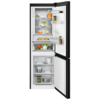 Electrolux ledusskapis ar saldētavu apakšā, ar Cooling 360° , ar MultiSpace, 186 cm, melns - LNT7ME32M2