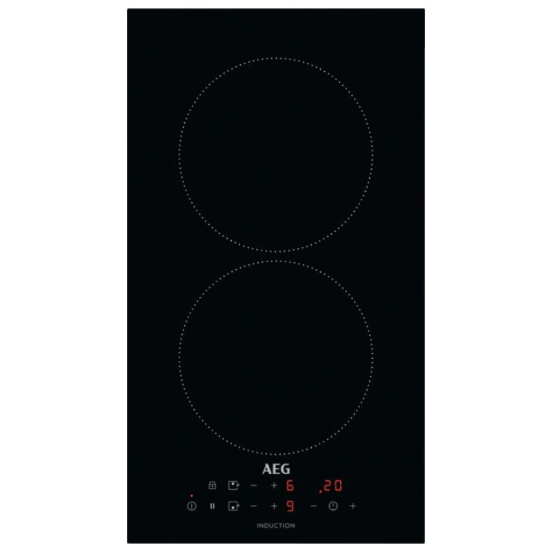 AEG iebūvējama indukcijas plīts virsma, 29 cm, melna - IKB32300CB