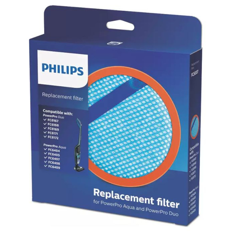 Philips rezerves filtrs spieķveida putekļsūcejam - FC5007/01