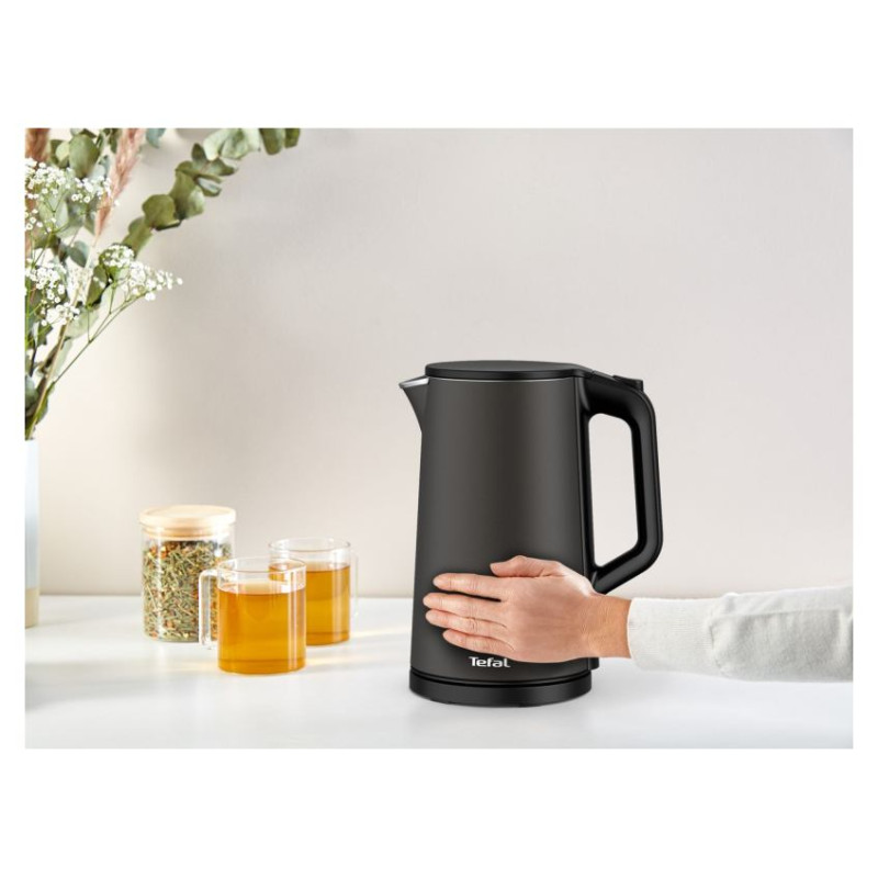 Tefal tējkanna Double Layer, 1.5 L,pelēka - KI583E