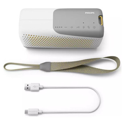 Philips Bluetooth skaļrunis ar iebūvētu mikrofonu, D45mm,  balts - TAS4807W/00