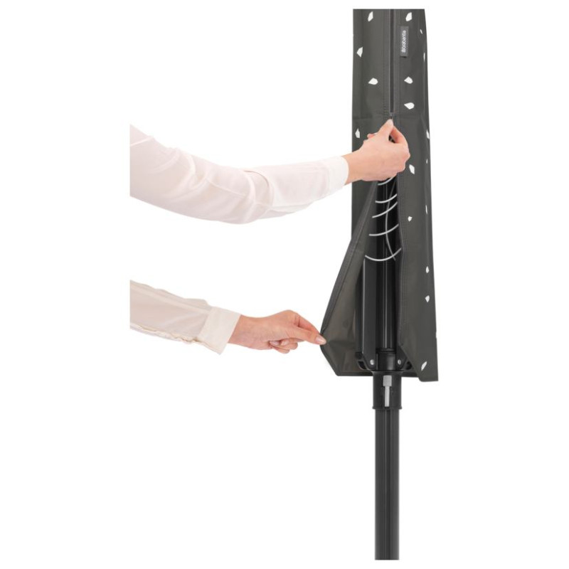 Brabantia rotējo&scaron;s veļas žāvētājs Lift-O-Matic, 50m, 4 atzar., Anthracite - 290503