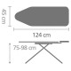 Brabantia gludināmais dēlis (C) 124x45cm, Denim Black - 134746