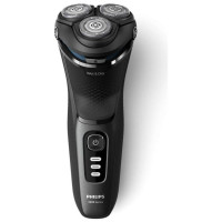 Philips Shaver Series 3000, Wet& Dry skuveklis (lādējams), melns - S3244/12