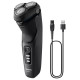 Philips Shaver Series 3000, Wet& Dry skuveklis (lādējams), melns - S3244/12