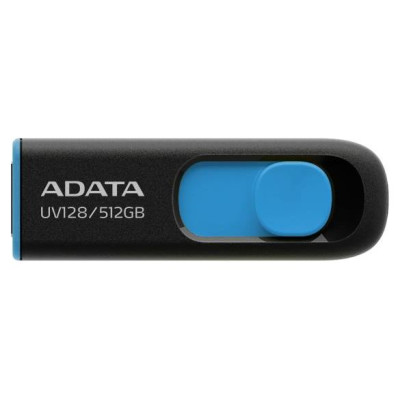 Adata MEMORY DRIVE FLASH USB3 512GB/BLK/BLUE AUV128-512G-RBE ADATA