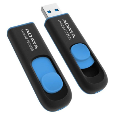 Adata MEMORY DRIVE FLASH USB3 512GB/BLK/BLUE AUV128-512G-RBE ADATA