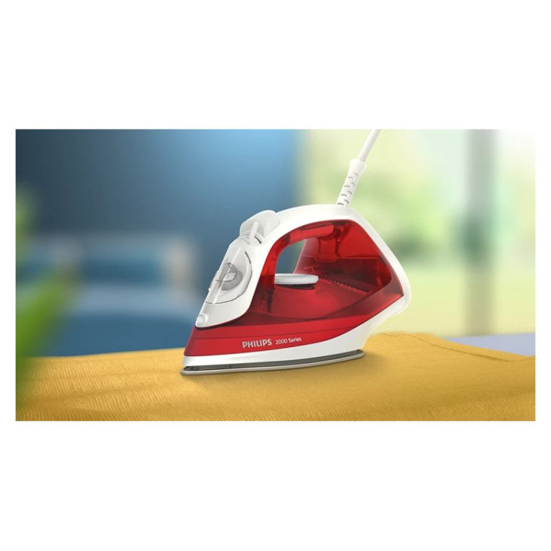Philips 2000 sērijas Tvaika gludeklis, 2000W, sarkans - DST2010/40