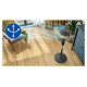 Philips 1000. sērijas statīva ventilators, melns - CX1520/01