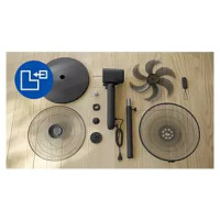 Philips 1000. sērijas statīva ventilators, melns - CX1520/01