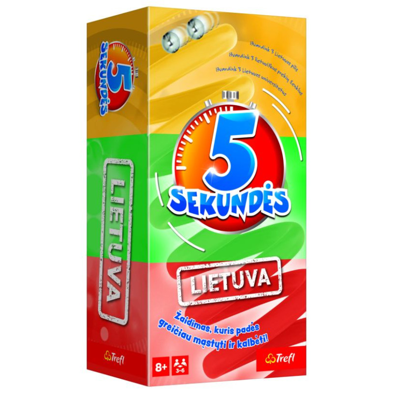 Trefl Galda spēle 5 sekundes Lietuva