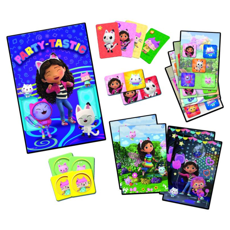 Trefl GABBY&acute;S DOLLHOUSE 8in1 Mix&Play galda spēļu komplekts