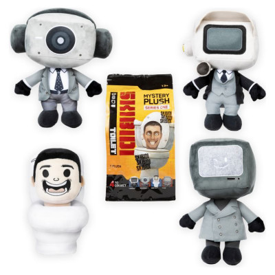 Skibidi Toilet Mystery Plush, 28 cm