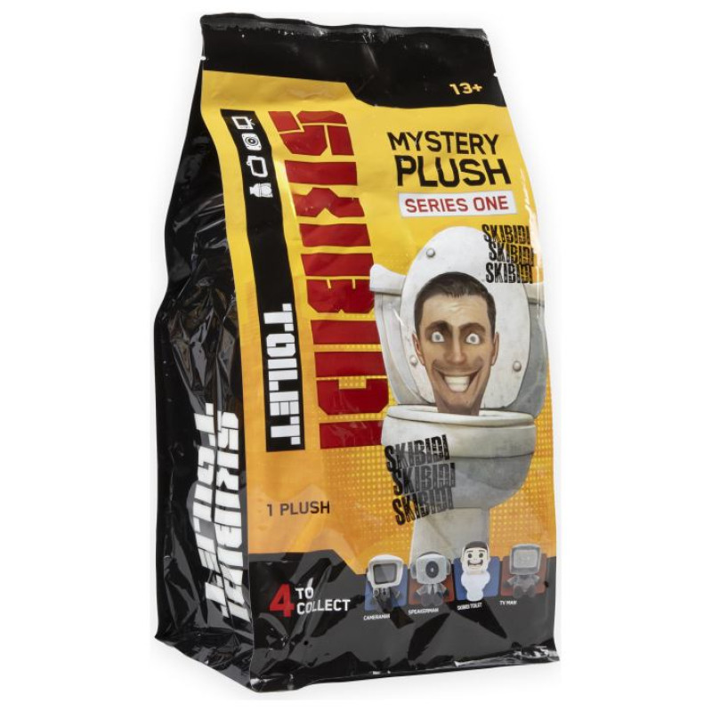 Skibidi Toilet Mystery Plush, 28 cm