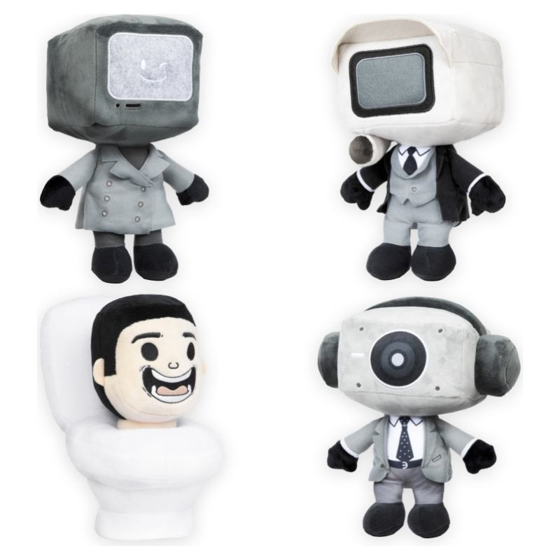 Skibidi Toilet Mystery Plush, 28 cm