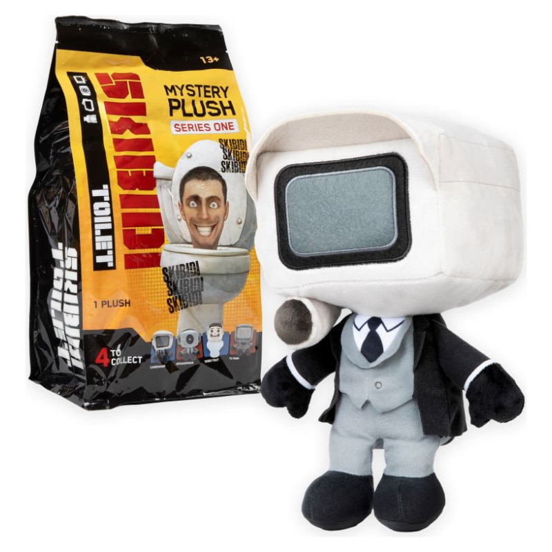 Skibidi Toilet Mystery Plush, 28 cm