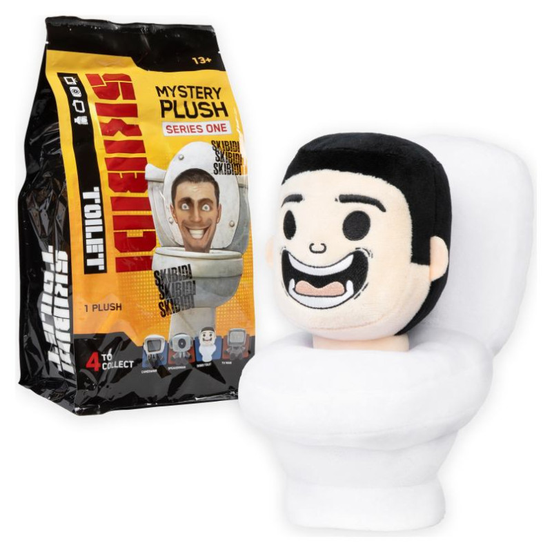 Skibidi Toilet Mystery Plush, 28 cm