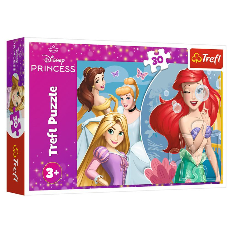 Trefl DISNEY PRINCESS Puzle Princesess, 30 gab.