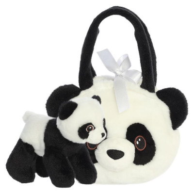 Fancy Pals AURORA Fancy Pals plī&scaron;a rotaļlieta Panda somiņā, 20 cm