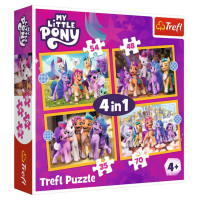 Trefl MY LITTLE PONY Pužļu komplekts 4in1 My Little Pony