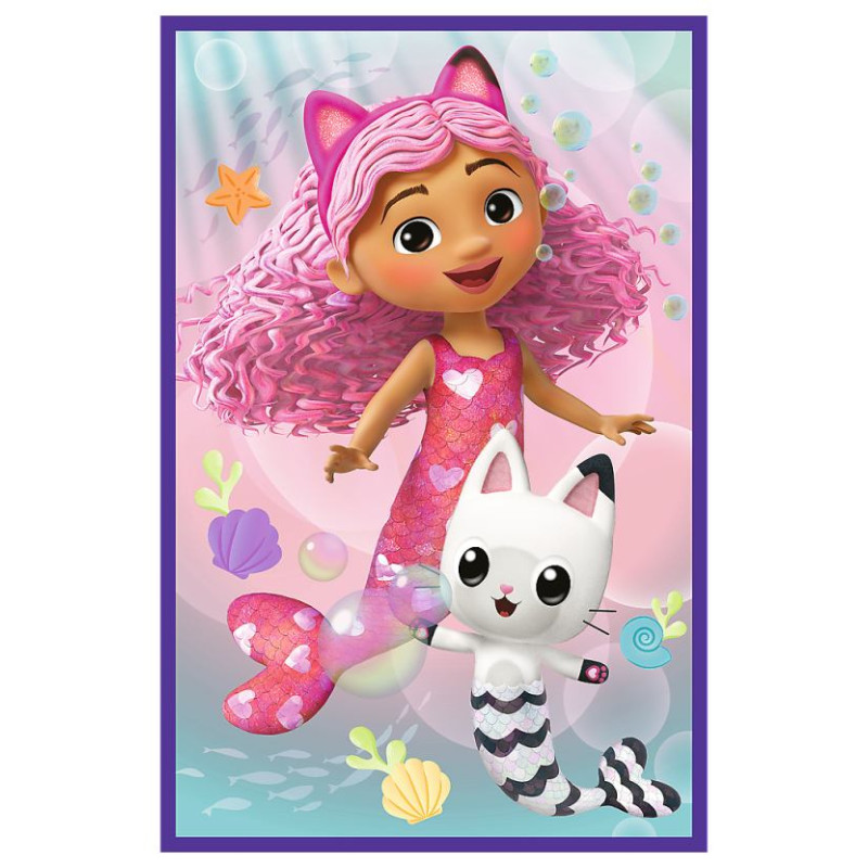 Trefl GABBY&acute;S DOLLHOUSE Pužļu komplekts, 3x80 gab.