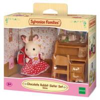 Sylvanian Families Šokolādes trušu māsa ar rakstāmgaldu