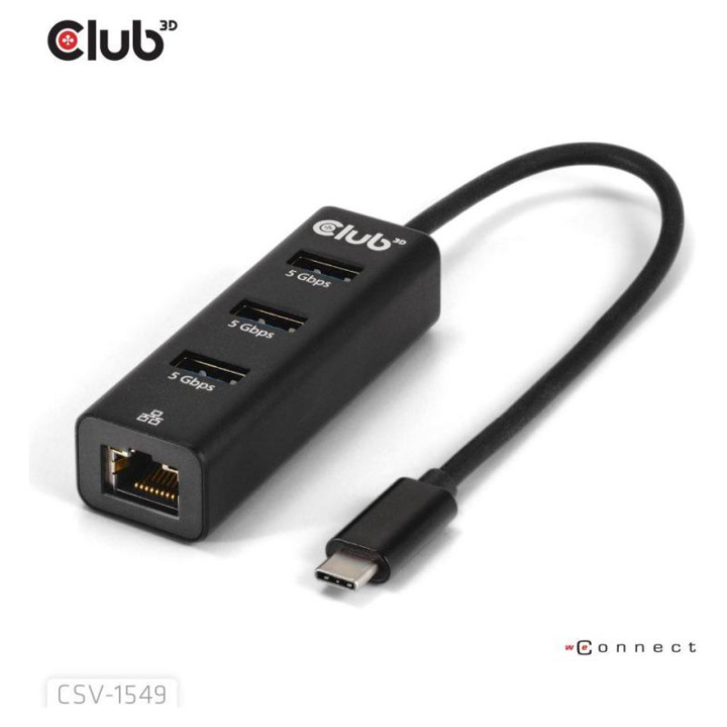 Club3D I/O HUB USB-C 3PORT/CSV-1549 CLUB3D