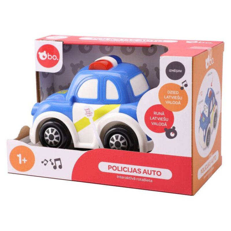 BO. Interaktīvā rotaļlieta Policijas Auto (Latvie&scaron;u val.)