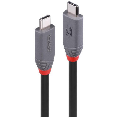 Lindy CABLE USB4 240W TYPE C 0.8M/40GBPS ANTHRA LINE 36956 LINDY