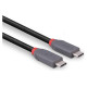 Lindy CABLE USB4 240W TYPE C 0.8M/40GBPS ANTHRA LINE 36956 LINDY