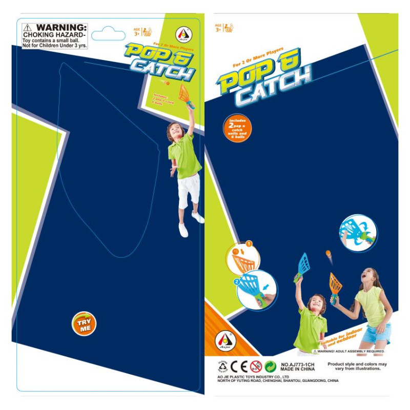 Ao Jie Pop & Catch komplekts ar bumbiņām