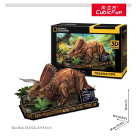 Cubic Fun National Geographic 3D Puzle Triceratopss