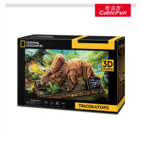 Cubic Fun National Geographic 3D Puzle Triceratopss