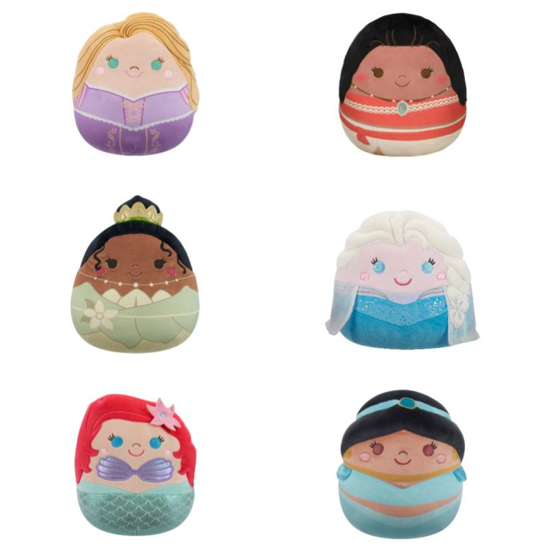Squishmallows DISNEY PRINCESS Plī&scaron;a rotaļlieta, 20 cm