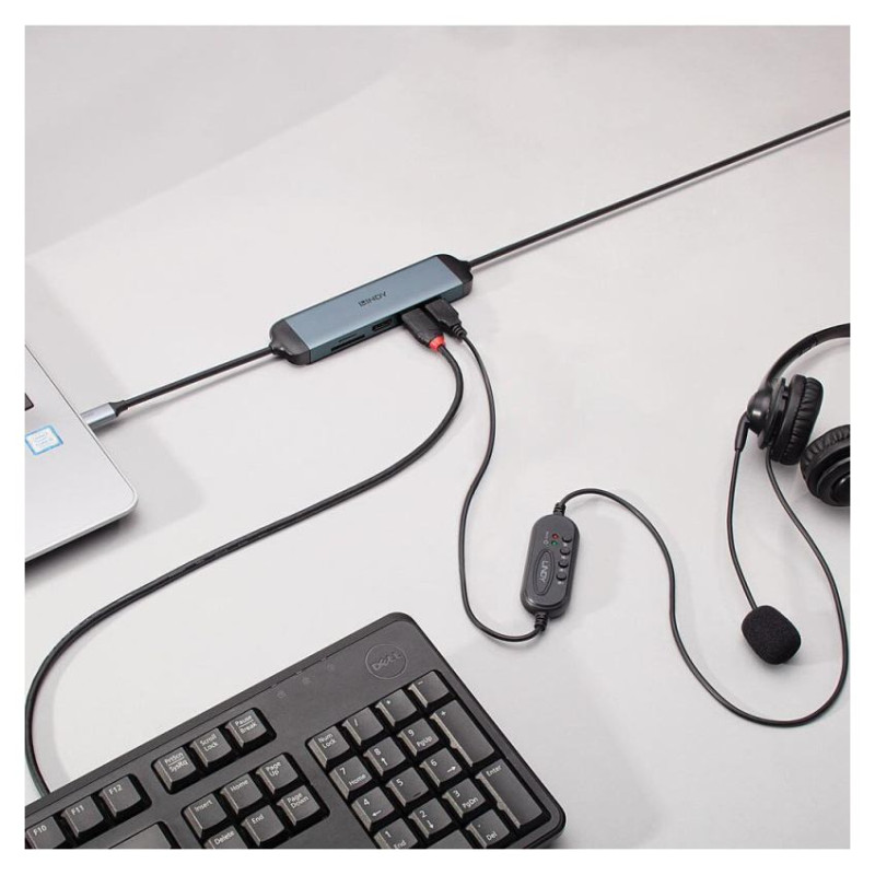 Lindy I/O DOCKING STATION USB-C/DST-MICRO 140 43326 LINDY