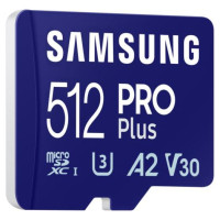 Samsung MEMORY MICRO SDXC PRO+ 512GB/W/ADAPT. MB-MD512SB/WW SAMSUNG