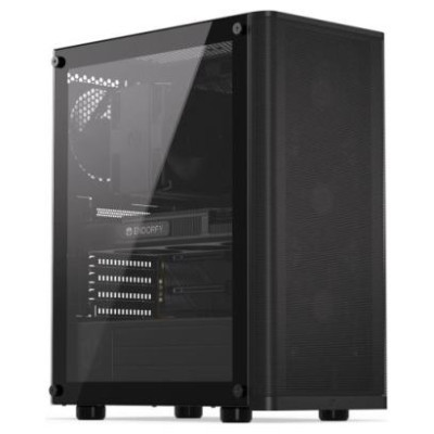 Endorfy Case|ENDORFY|Ventum 200 Air|MicroTower|Case product features Transparent panel|Not included|ATX|MicroATX|MiniITX|Colour Black|EY2A002
