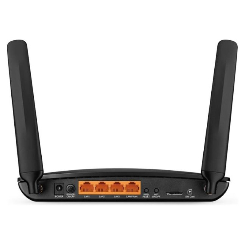 Tp-Link Wireless Router|TP-LINK|Router / Modem|1200 Mbps|IEEE 802.11a|IEEE 802.11 b/g|IEEE 802.11n|IEEE 802.11ac|3x10/100M|LAN \ WAN ports 1|Number of antennas 2|4G|ARCHERMR400